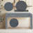 Rustic Entryway Console Table With Fluted Drawer Front – Sturdy Wood Sofa Table With Curved Corners & Chunky Legs-1102257483