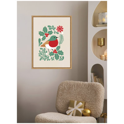 Christmas Icons Prima Set 1 by Dominique Vari Framed Canvas Wall Art Print