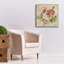 «Bourgogne rose sur toile de lin antique» par Cheri Blum, art mural sur toile-24737500