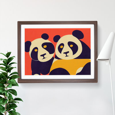 Abstract Pandas Vol.1 - Framed Print