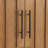 Modern Sideboard, 59''×15.75''×32.5'' Storage Cabinet With 4 Doors, MDF And Ash Veneer With Metal Handles, Natural Finish, Suitable For Dining/Living Room Storage-706611103