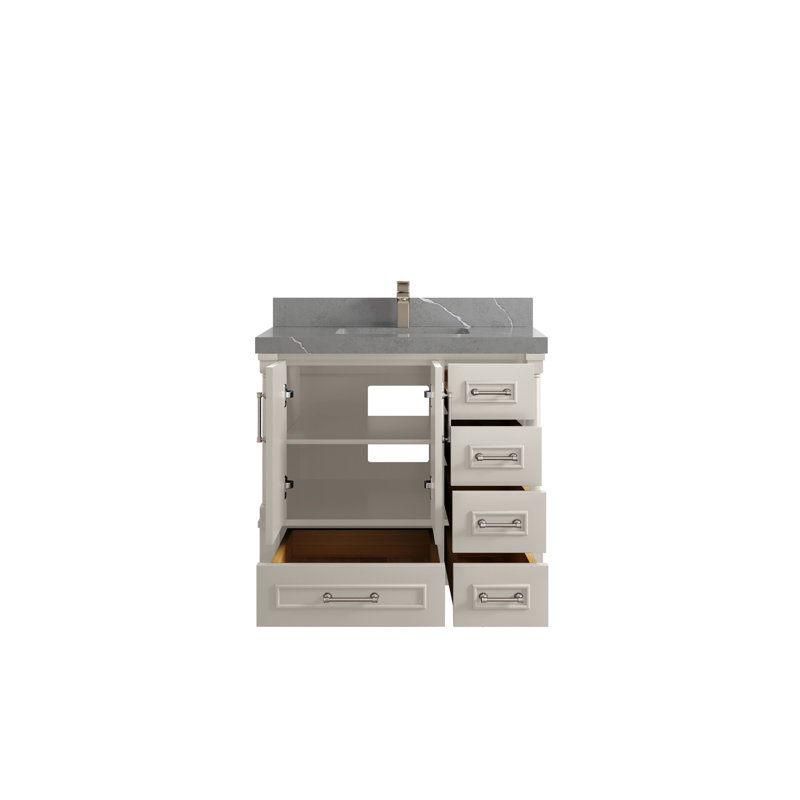 Meuble-lavabo simple 36 po avec comptoir Aberdeen