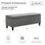 Faux Leather Upholstered Storage Bench-1664387420