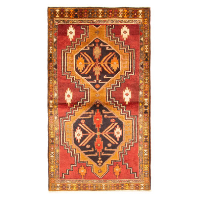 Konya Anatolian Red Rug 3'7" x 6'11"