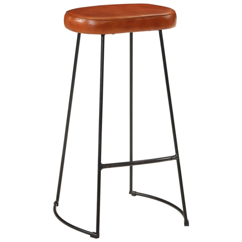 Amairani Upholstered Counter Stool with Metal Frame
