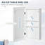 Armoire à pharmacie pour salle de bain, armoire à miroir murale