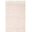 Tapis ivoire / rose en laine tissé à la main Aldeline-972067258