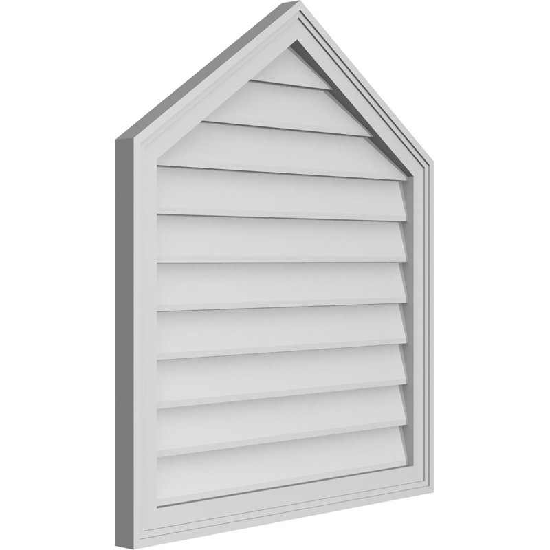 Ventilateur à pignon en uréthane non-fonctionnel Signature, H 32 po x l 28 po x P 1,5 po