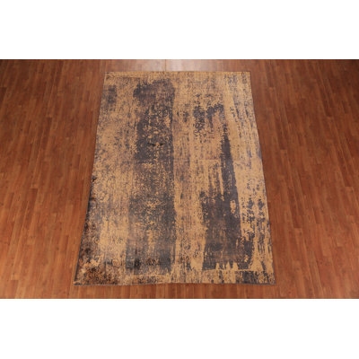 Contemporary Wool Abstract Indian Area Rug