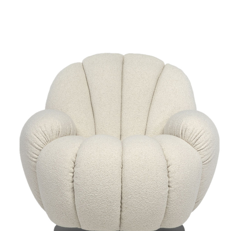 Chaise pivotante confortable en pin