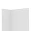 Streamline DSH-1360-139 L 38 po x l 38 po x H 76 po. Encadrement de douche 2 pièces à finition carrelée blanche-139175101-139175102