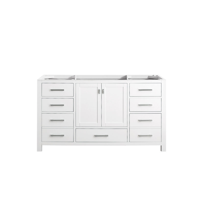 Modero 60'' W Single Bathroom Vanity Base, White
