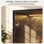 Aluminium 80 cm W Display Cabinet with Lighting
