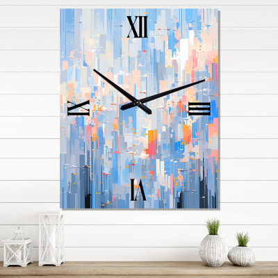 Horloge murale cubique