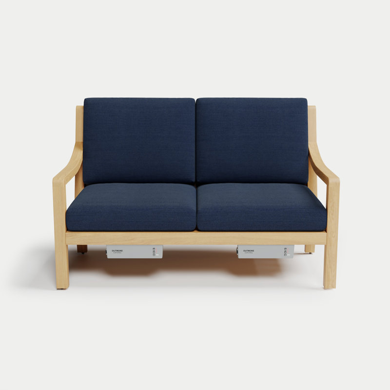 Solerno Heated Loveseat, Indigo
