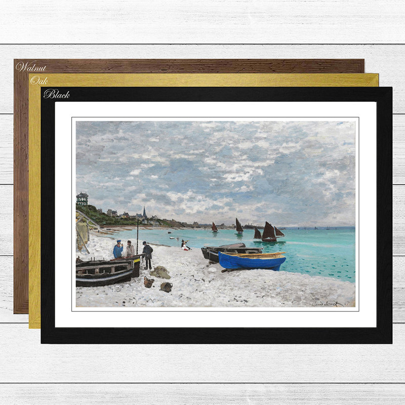 Claude Monet - Single Picture Frame Painting, Black