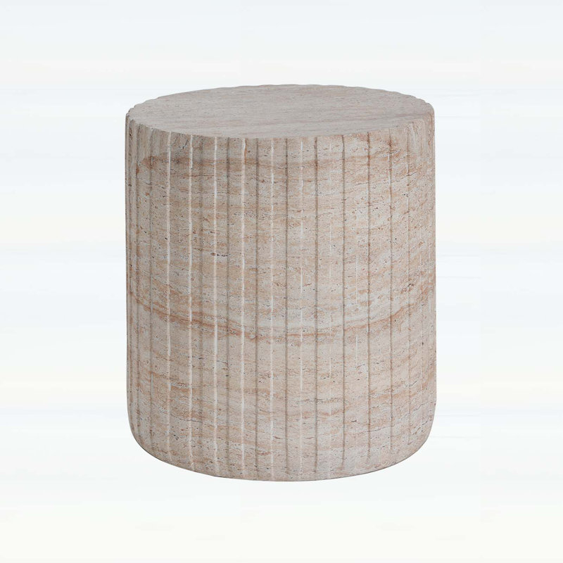 Table de bout extérieure et intérieure en béton léger