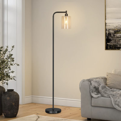 Lampe sur pied DEL moderne et industrielle - Design élégant, base stable, ampoules DEL gratuites
