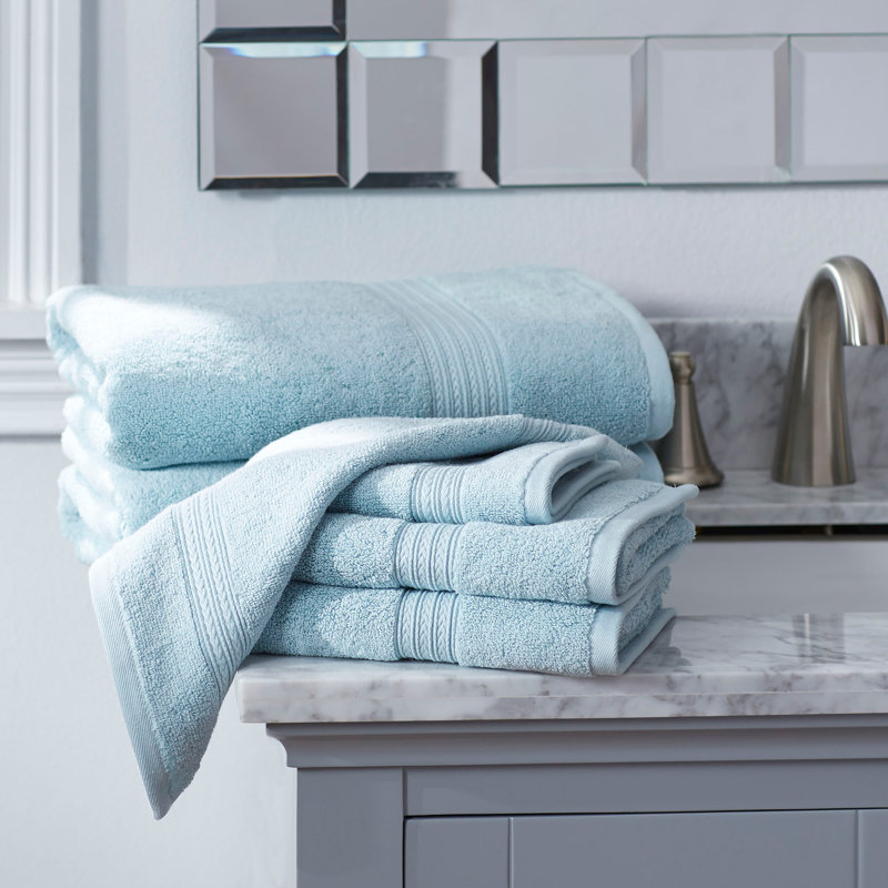 Leone Towel Set, Robins Egg Blue