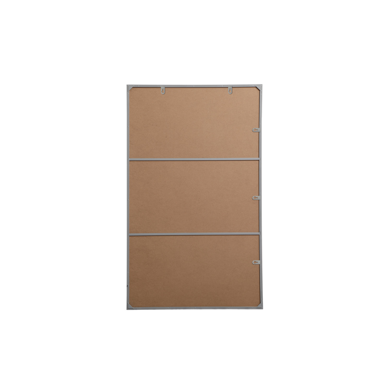 Sabine Metal Rectangle Wall Mirror, 60" x 36", Gray