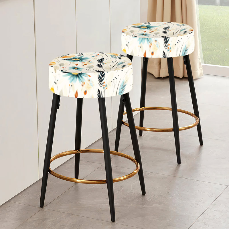 Ensemble de 2 tabourets de bar Tribal
