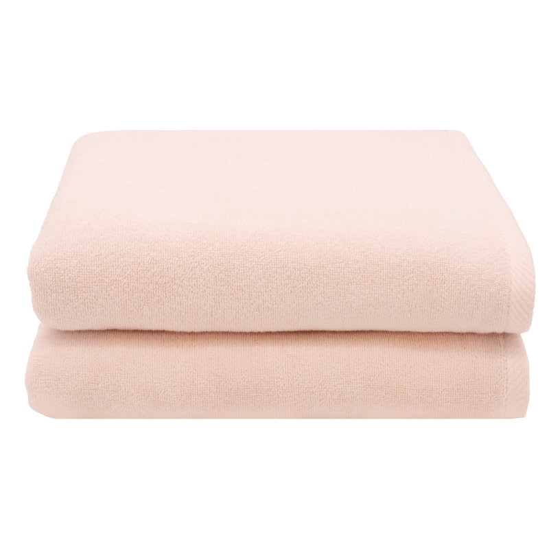 Midweight Bath Towel, Blush