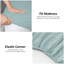Super Dreamer Fitted Sheet Pack of 2 Solid Colour Polyester Bed Sheets - Single Double King Size Machine Washable-117990683-117990687