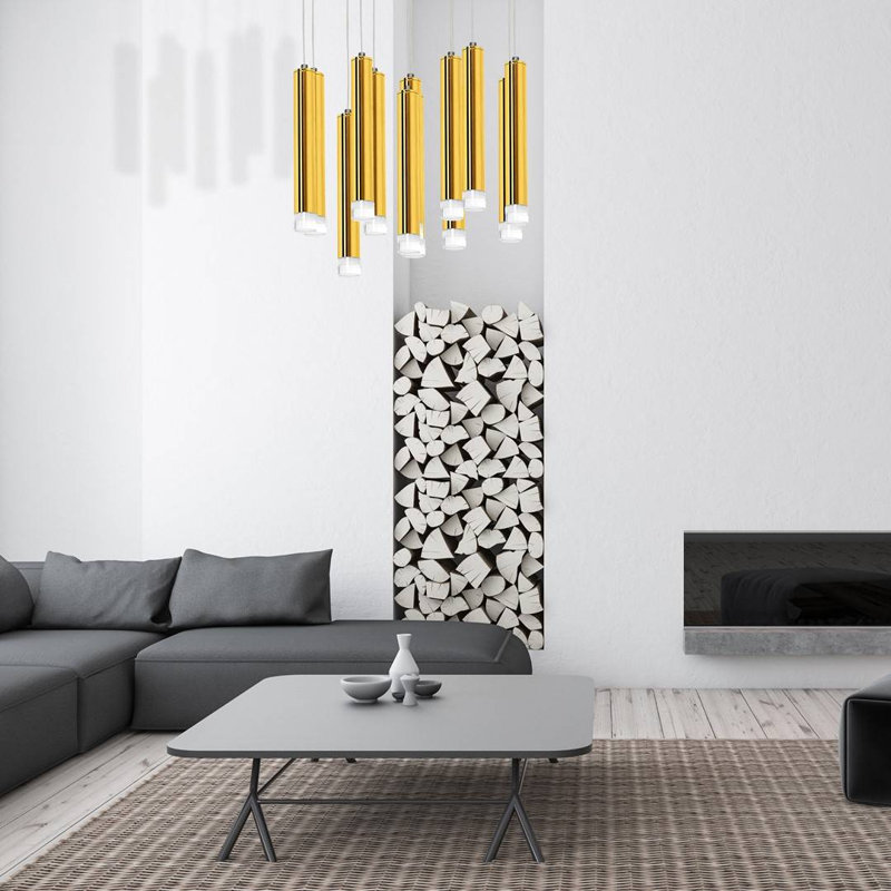 Lavonia 12 - Light LED Cylinder Pendant