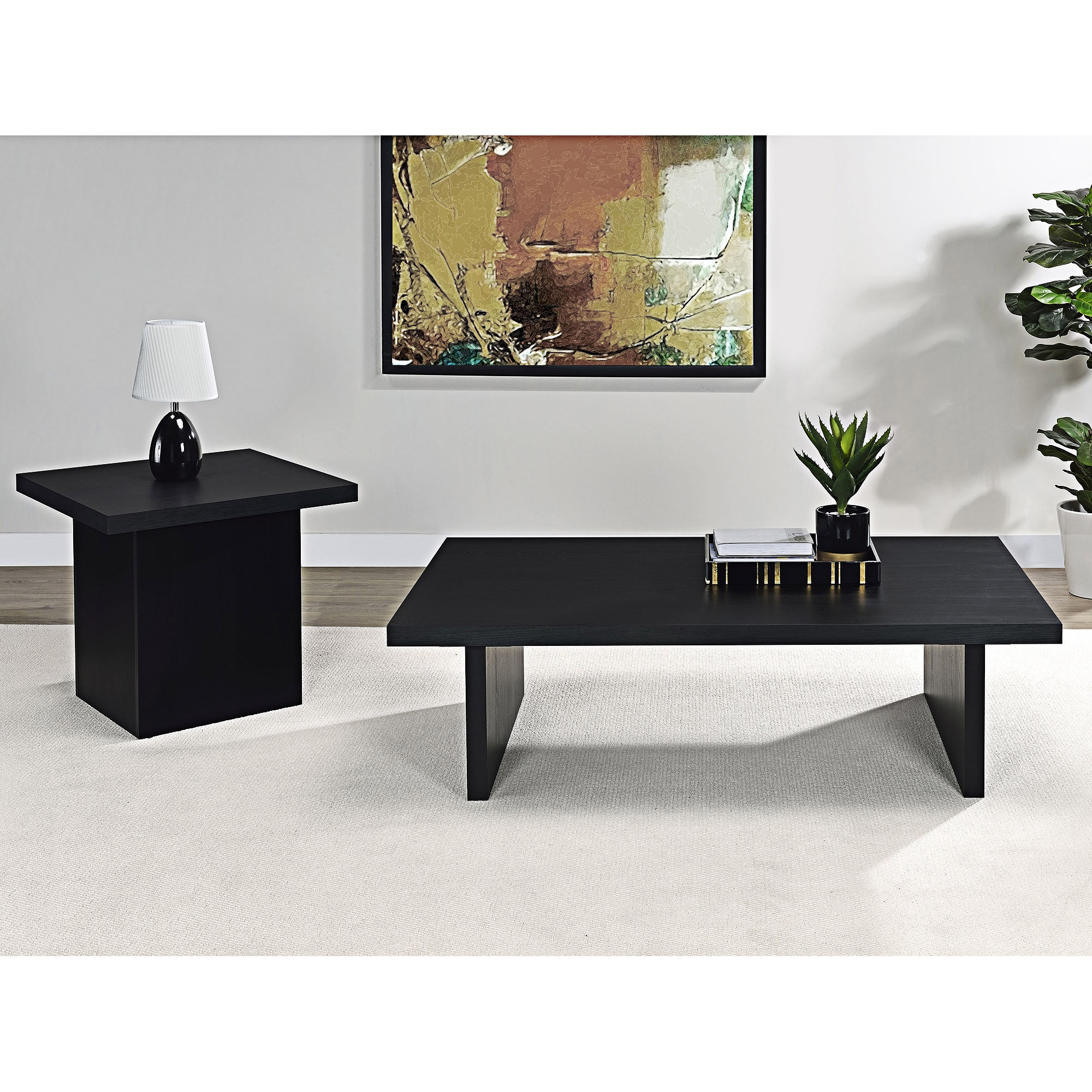 Ivy Bronx Rectangular Coffee And End Table Set | Wayfair