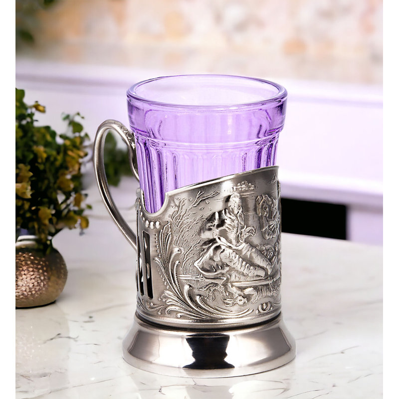 Mankin 8.4oz. Drinking Glass Set, Purple