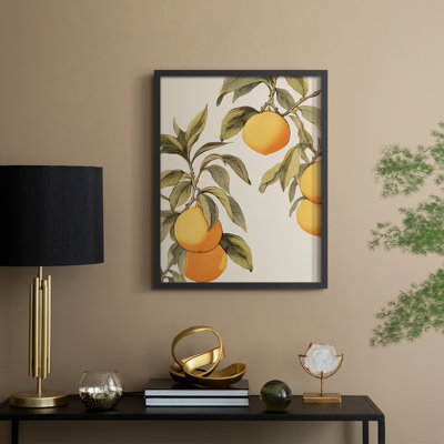 Vintage Floral Print XXVII Framed Print - Solid Wood