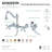 Kingston Brass Heritage Double-Handle Wall-Mount Bridge Kitchen Faucet-11272173-36945115