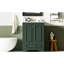 24" Bathroom Storage Vanity With Ceramic Sink, And Versatile Cabinet & Silver Handles Modern Smooth Surface Treatment