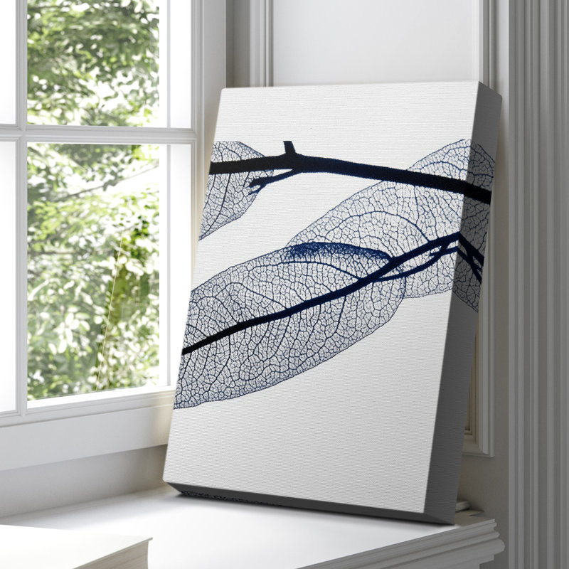 Floral sur toile tendue avec châssis XXXVI - Prêt à être accroché, H 48 po x l 32 po