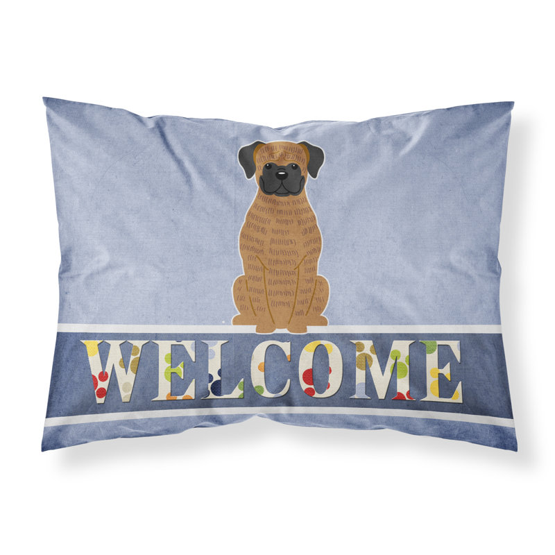 Taie d’oreiller welcome, Boxer bringé