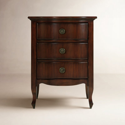 Nigel 21.5 in. W Rectangular Wood 3 Drawer Accent Chest