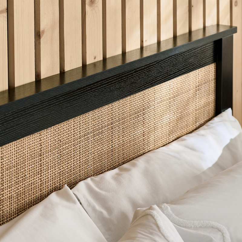 Padstow Ottoman 150Cm King Bed - Black, UK Double (150.5 x 206 cm), Black