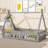 Tent-Shaped Floor Bed