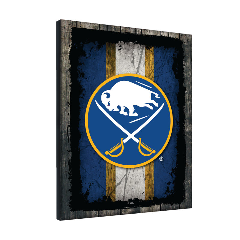 Art sur toile NHL Logo, Sabres de Buffalo, H 32 po x l 24 po x P 1 po