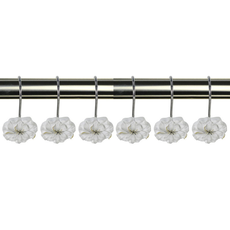 Fincher Plastic Shower Curtain Hook, Grey