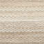 Morano Striped Handmade Flatweave Wool Beige Area Rug-19266053
