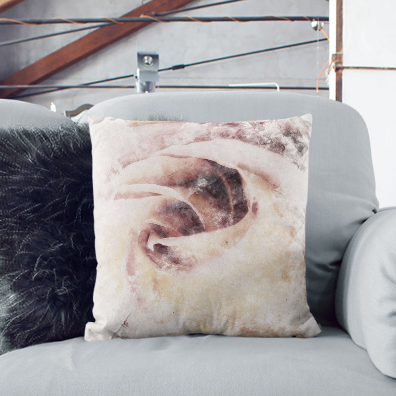 Square Throw Cushion, 55cm H x 55cm W x 20cm D