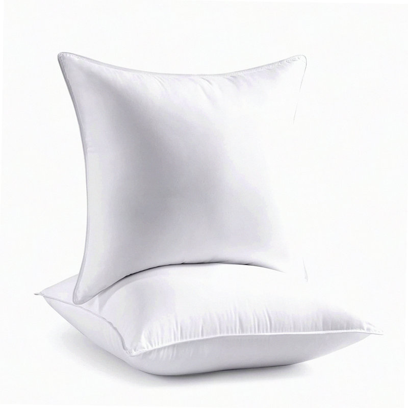 Fluffy Comfort Set - Throw Pillow Inserts for Couch & Sofa, Soft Square Form Down Alternative Cushion Decorative Inserts - Pack of 2
