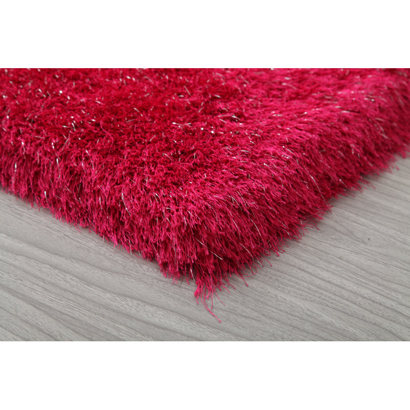 Tapis rose à poils longs Castlebourne, Rectangle 5 pi 2 po x 7 pi 5 po