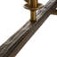 Leo 5 - Light Aged Blonde Brass Unique Chandelier