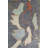 One-of-a-Kind 10'2" x 13'4" 1910s Rectangle Wool Area Rug in Blue