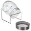 Geo Sprouting Jar System with Stainless Steel Rack and Ceramic Base Plate