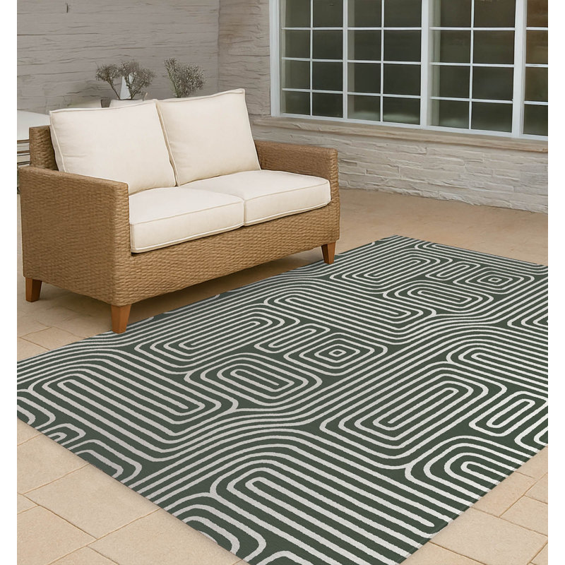 Tapis d'extérieur antidérapant Timeless Walk, Rectangulaire 2 pi x 3 pi