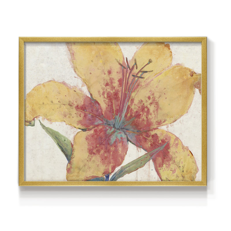 Blooming Lily -Framed Print - Restickable