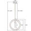 Luminaire suspendu en laiton Nova Nyla